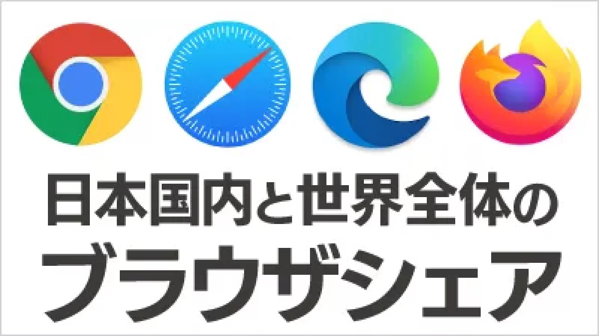 2025年10月】日本・世界のWebブラウザシェア率のランキングと推移 | 王道DX